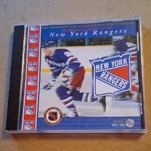 New York Rangers Multimedia CD-ROM - Team Logo Cover (Blue, Red, White)